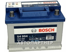 BOSCH S4 004 560 409 054 12В 6ст 60 а/ч оп **